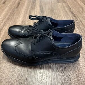 Cole Haan Men's Original Grand Classic Wingtip Oxford Black sz 12